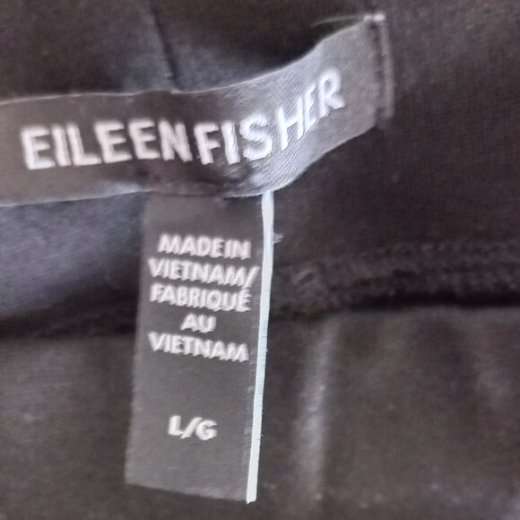 EILEEN FISHER black pants - Picture 7 of 9